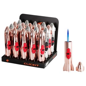 Clickit Rocket Torch Lighter 20ct