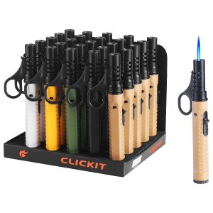 Clickit Pen Torch Lighter 25ct