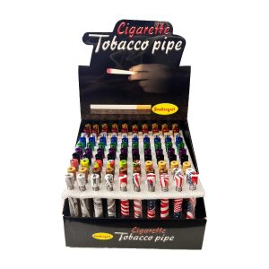 Tobacco Cigarette Pipe Assorted Color 100ct