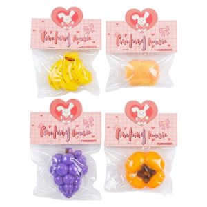 Pine Ring Music Mix Fruits Squishy Toy 12ct