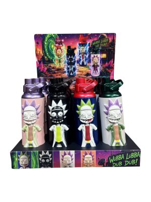 Techno Man Glow In The Dark Cannister Lighter 12ct