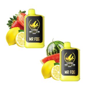 Mr Fog Nova Lemon Steezy 36k Puff Disposable 5ct (PMTA Pending)