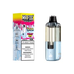 Mr Fog Splash 45k Puffs Disposable Pod 5ct (Made in Canada)