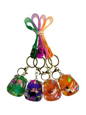 Crystal Keychain Assorted Designs 4ct