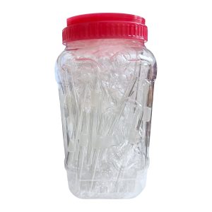 IDGAF 4" Oil Burner w/ Downstem Clear 50ct