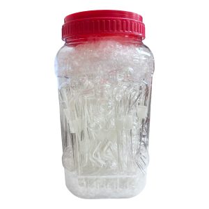 IDGAF 3" Oil Burner w/ Downstem Clear 60ct