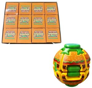 Fidget Decompression Spinning Ball Toy 12ct - Burger