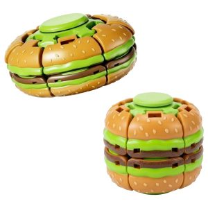 Fidget Decompression Spinning Ball Toy 24ct - Burger