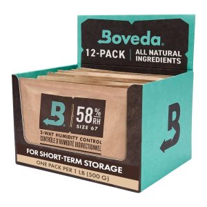 Boveda 58% 2-Way Humidity Control Packs 67g 12ct