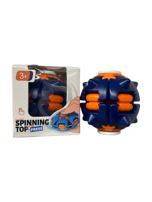 Fidget Decompression Spinning Ball w/ Spikes Toy 12ct Display