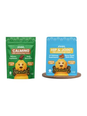 Sivan CBD Infused 300mg Dog Treats 30ct Bites