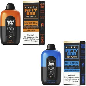 Fifty Bar V2 20k Puffs 2% Disposable 5ct (Made in USA)