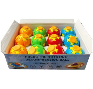 Fidget Decompression Spinning Ball Toy 12ct Display