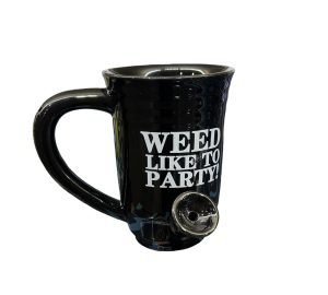 IDGAF Brew, Puff, Pass. Ceramic Mug (8 x 15.5cm)