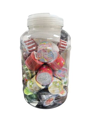IDGAF 50mm Zinc-Alloy Grinder 30ct Jar - Assorted Designs