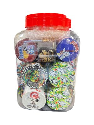 IDGAF 55mm/63mm Grinder 24ct Jar - Assorted Designs