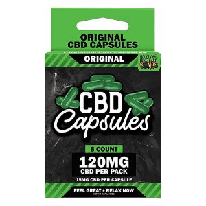 Hemp Bombs CBD 120mg Capsules 12pk 8ct - Original
