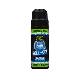 Hemp Bombs CBD 200mg Pain Freeze 3oz Roll-on Bottle
