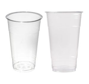 Jovials Plastic Cold Cups 24oz 600ct - Clear