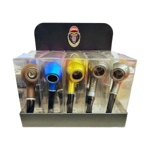 Classic Tobacco Pipe Assorted Color 15ct Display