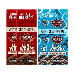Swisher Sweets Leaf Wraps 3/$2.99 10/3ct