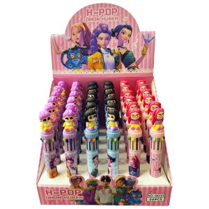 H-Pop Demon Hunter Multicolor Pen 36ct Display