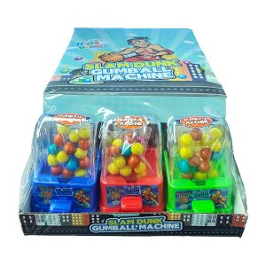 Kids Boom Slamdunk Gumball Machine Candy Toy 12ct