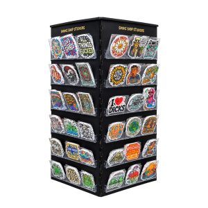 Smoke Shop Stickers Counter Display 432ct