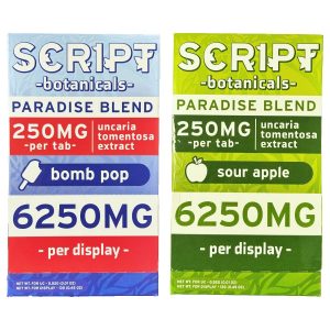 Script 6250mg Botanicals Paradise Blend 2pk 25ct