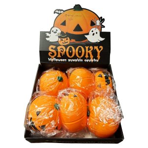 Halloween Spooky Pumpkin Squishy Toy 6ct