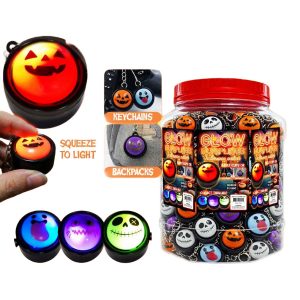 Halloween Light Up Key Chain 60ct Jar