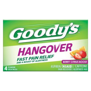 Goody's Hangover Berry Citrus Pain Relief Powder 4pk 6ct