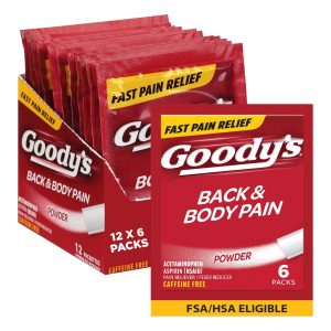 Goody's Back & Body Pain Powder 6pk 12ct