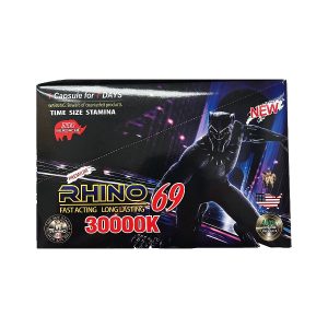 Rhino 69 30000K Black Panther Double Male Enhancement 24ct