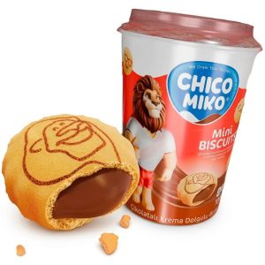 Chico Miko Mini Biscuits Cups 48ct - Chocolate