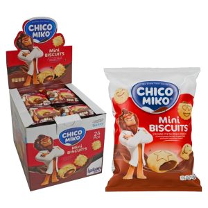 Chico Miko Mini Biscuits 24ct - Chocolate