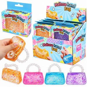 Maltose Sugar Hang Bag Squishy Toy 12ct