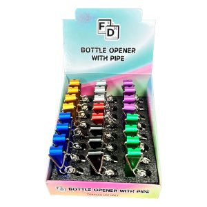 Faded Daily Bottle Opener w/ Pipe 24ct - Mix Colors