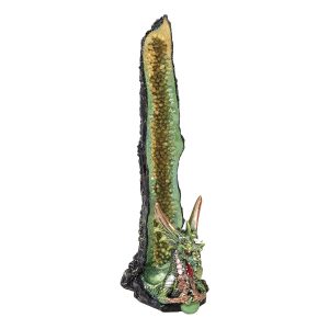 Fujima Green Dragon Polystone Incense Burner