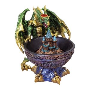 Fujima Green Lrage Dragon w/ Led Backflow Cone Burner