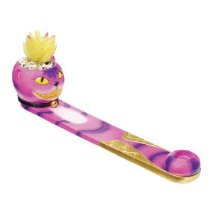 Fujima 12.5" Trippy Cat w/ Plant Incense Burner